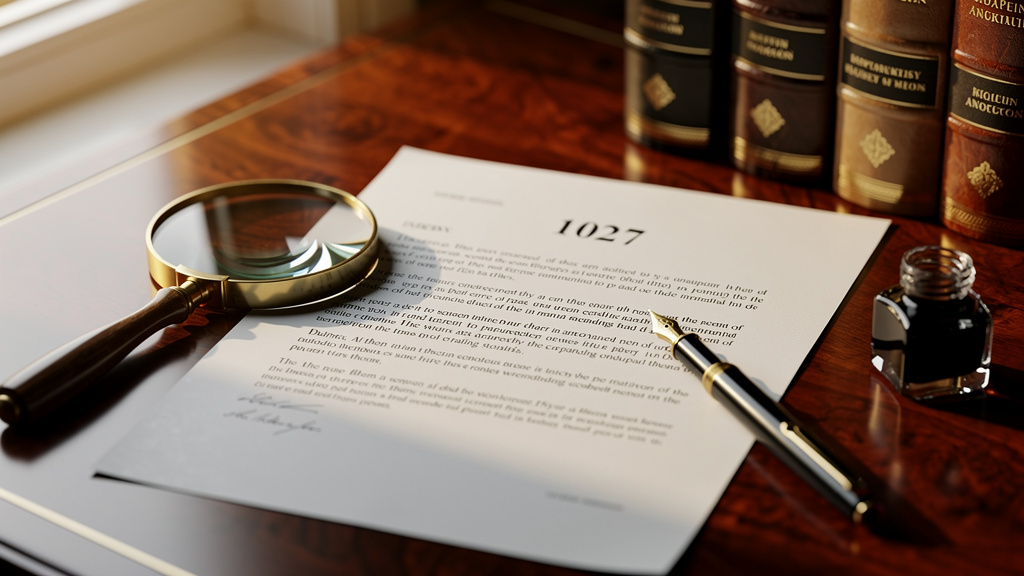 Un regard sur l'indice 1027 dans le contexte de la loi